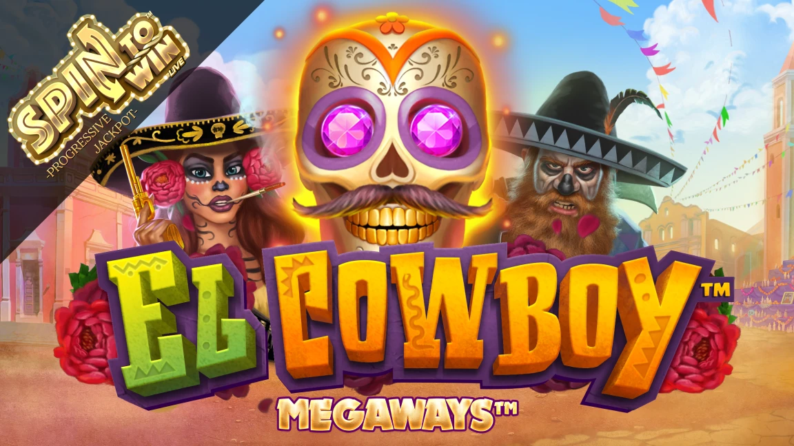 The promotional header for El Cowboy™ Megaways™, an online slot game on Betty.ca.