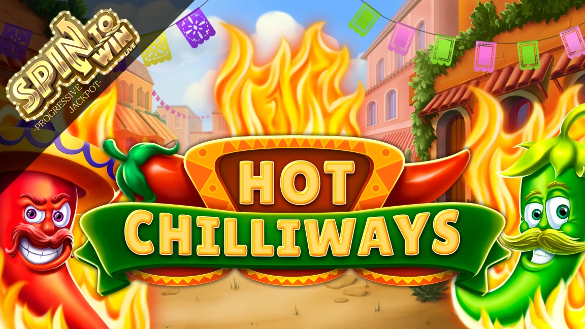 The promotional header for Hot Chilliways, an online slot game on Betty.ca.