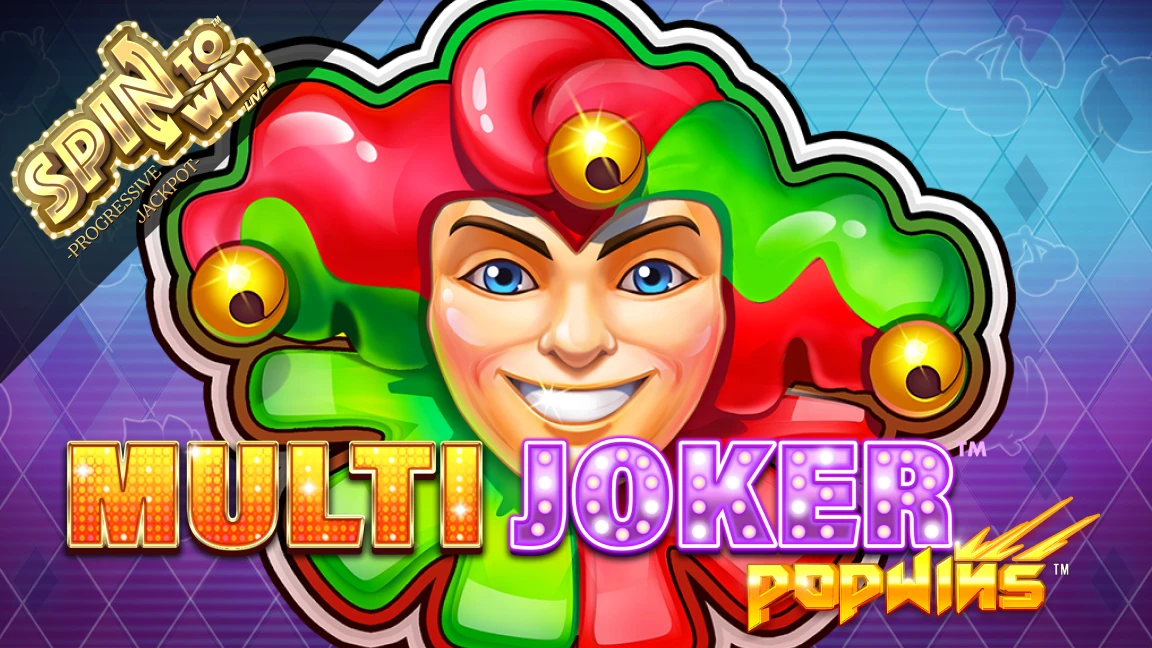 The promotional header for Multi Joker™ Popwins™, an online slot game on Betty.ca.