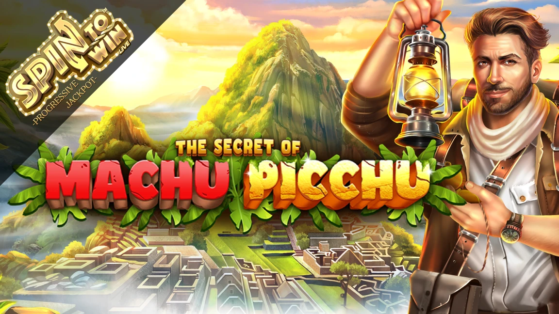 The promotional header for The Secret of Machu Picchu, an online slot game on Betty.ca.