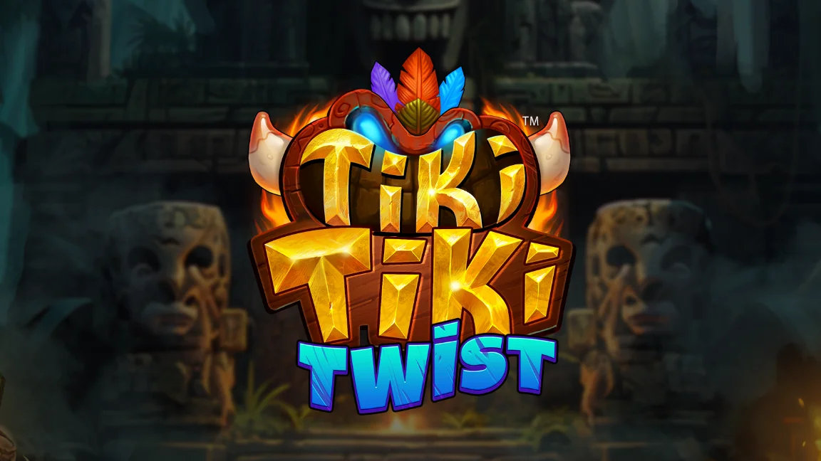 The promotional header for Tiki Tiki Twist, an online slot game on Betty.ca.