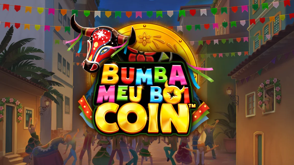 The promotional header for Bumba Meu Boi Coin™, an online slot game on Betty.ca.