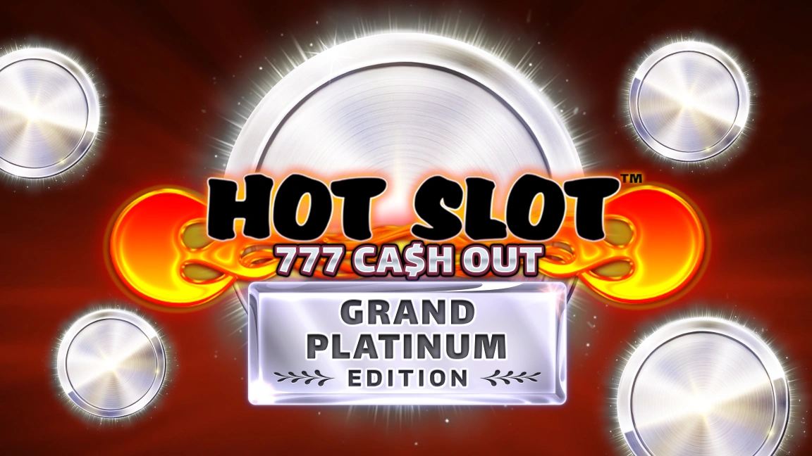 The promotional header for Hot Slot: 777 Cash Out Grand Platinum Edition, an online slot game on Betty.ca.