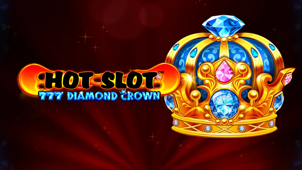 The promotional header for Hot Slot™: 777 Diamond Crown, an online slot game on Betty.ca.