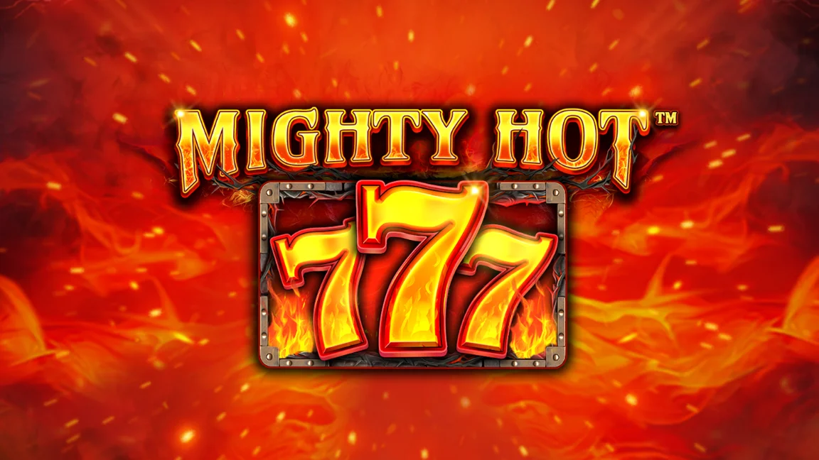 The promotional header for Mighty Hot™: 777, an online slot game on Betty.ca.