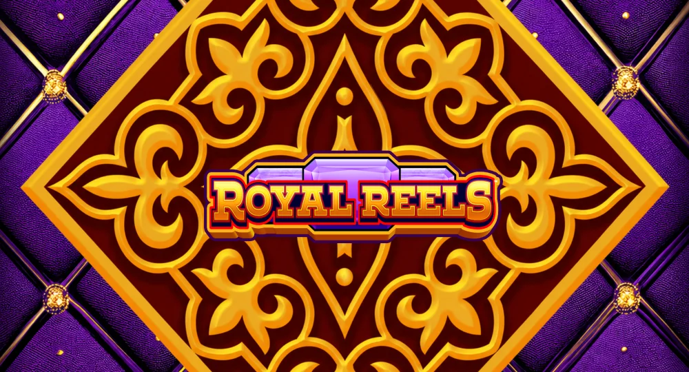 The promotional header for Royal Reels, an online slot game on Betty.ca.