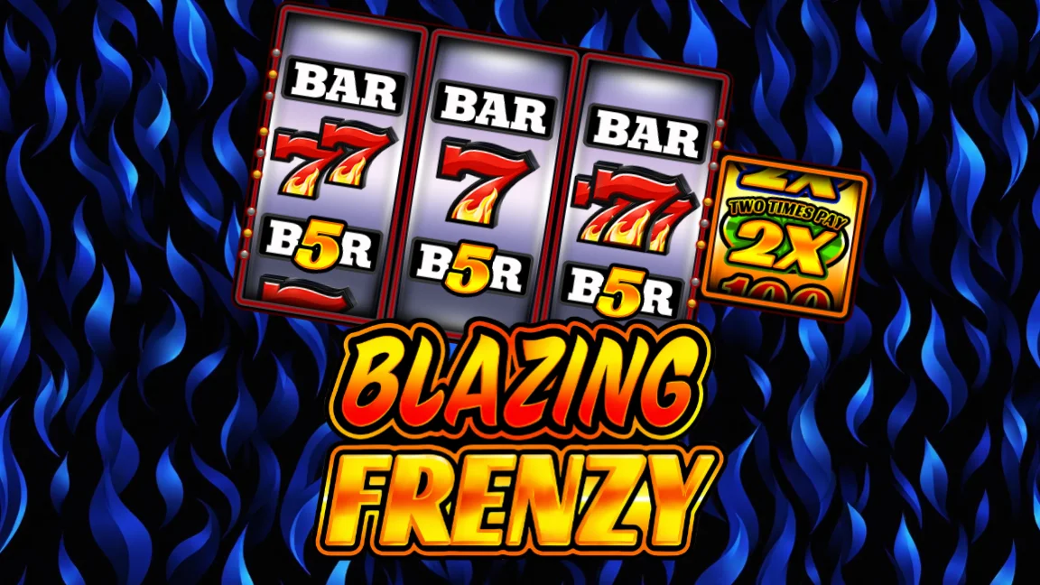 The promotional header for Blazing Frenzy, an online slot game on Betty.ca.
