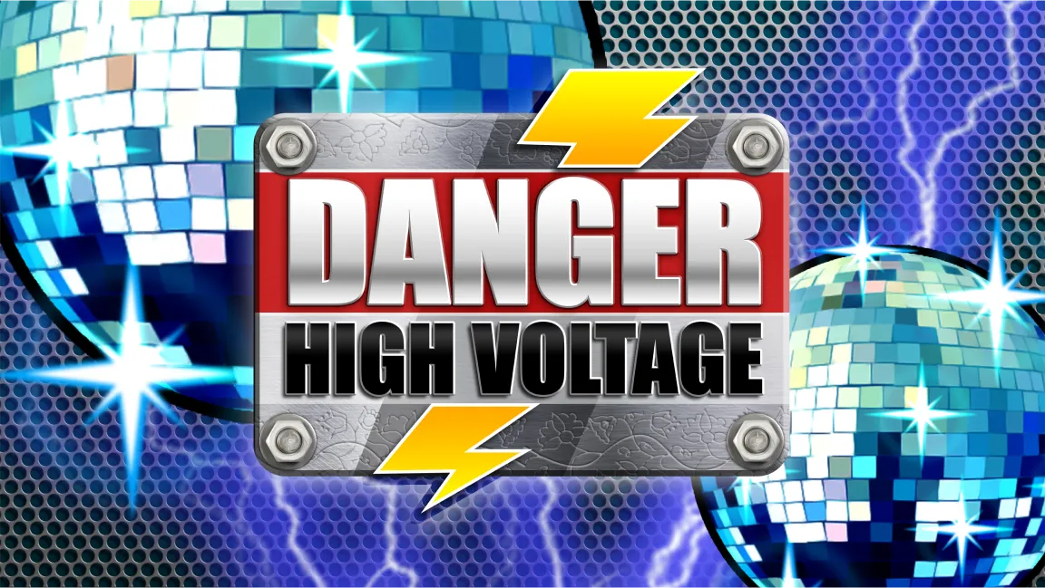 The promotional header for Danger High Voltage, an online slot game on Betty.ca.