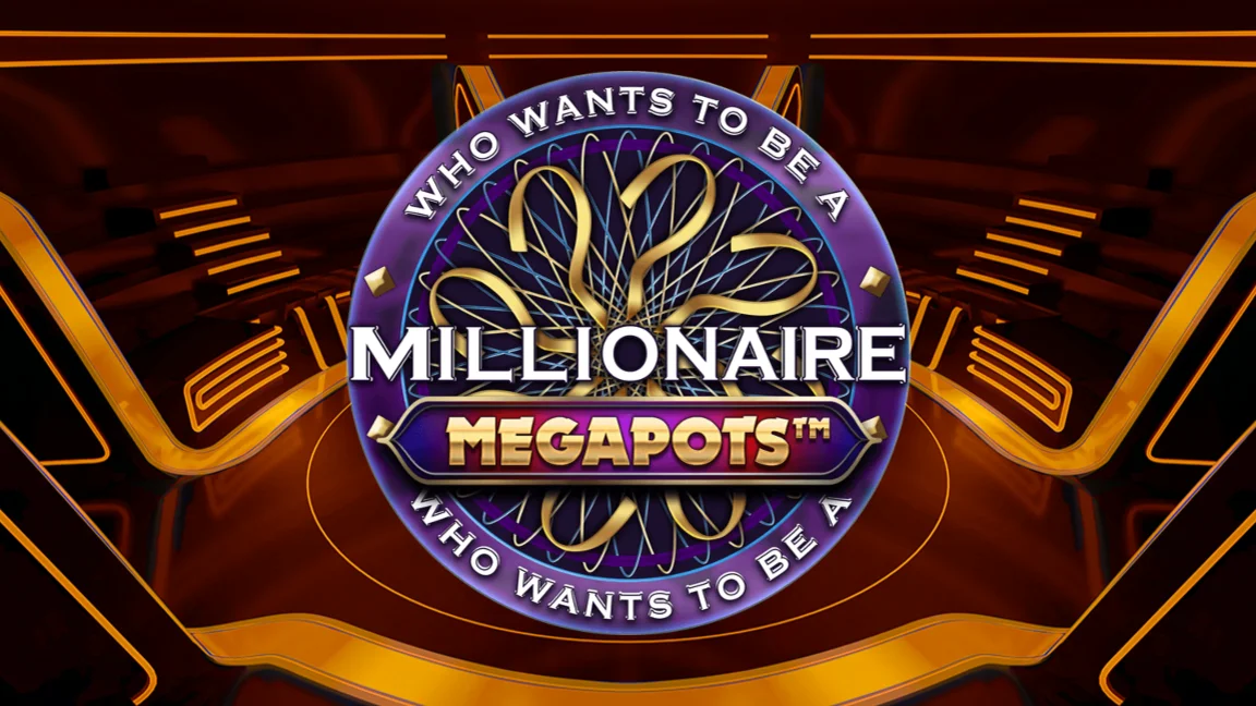 The promotional header for Millionaire Megapots, an online slot game on Betty.ca.