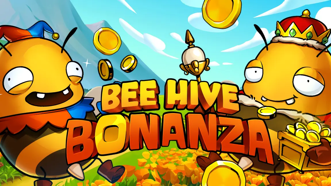 The promotional header for Bee Hive Bonanza™, an online slot game on Betty.ca.