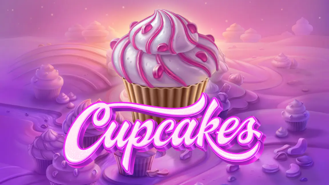 The promotional header for Cupcakes™, an online slot game on Betty.ca.