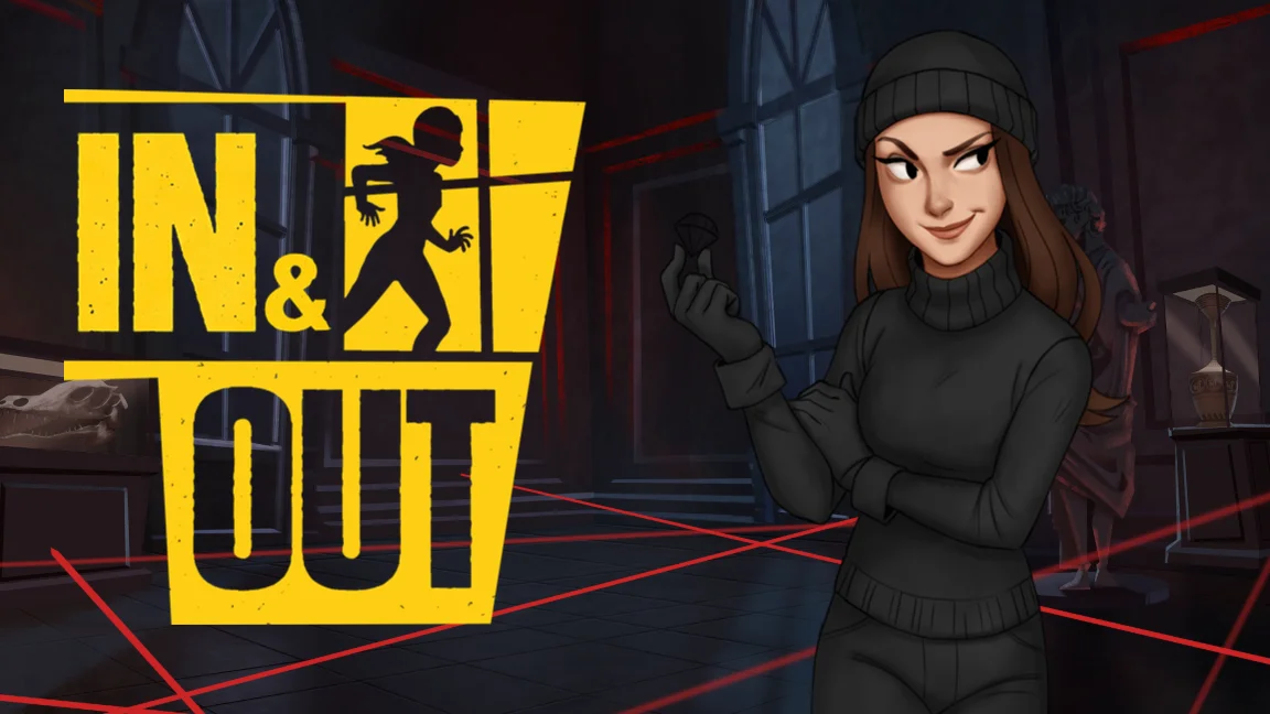 The promotional header for In and Out, an online slot game on Betty.ca.