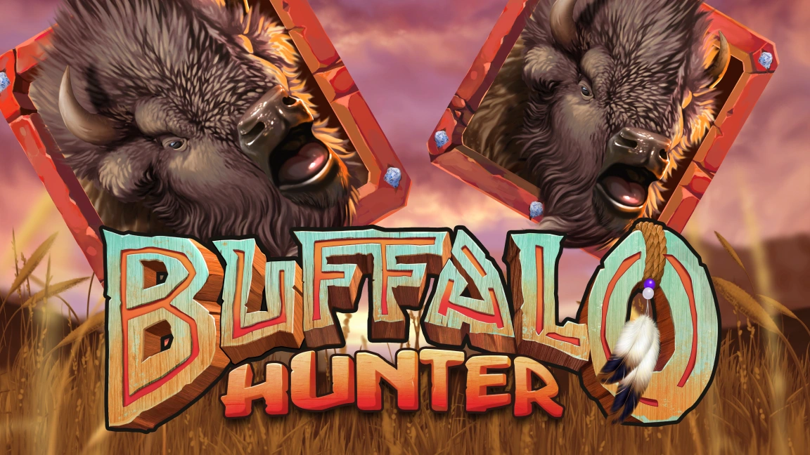 The promotional header for Buffalo Hunter, an online slot game on Betty.ca.