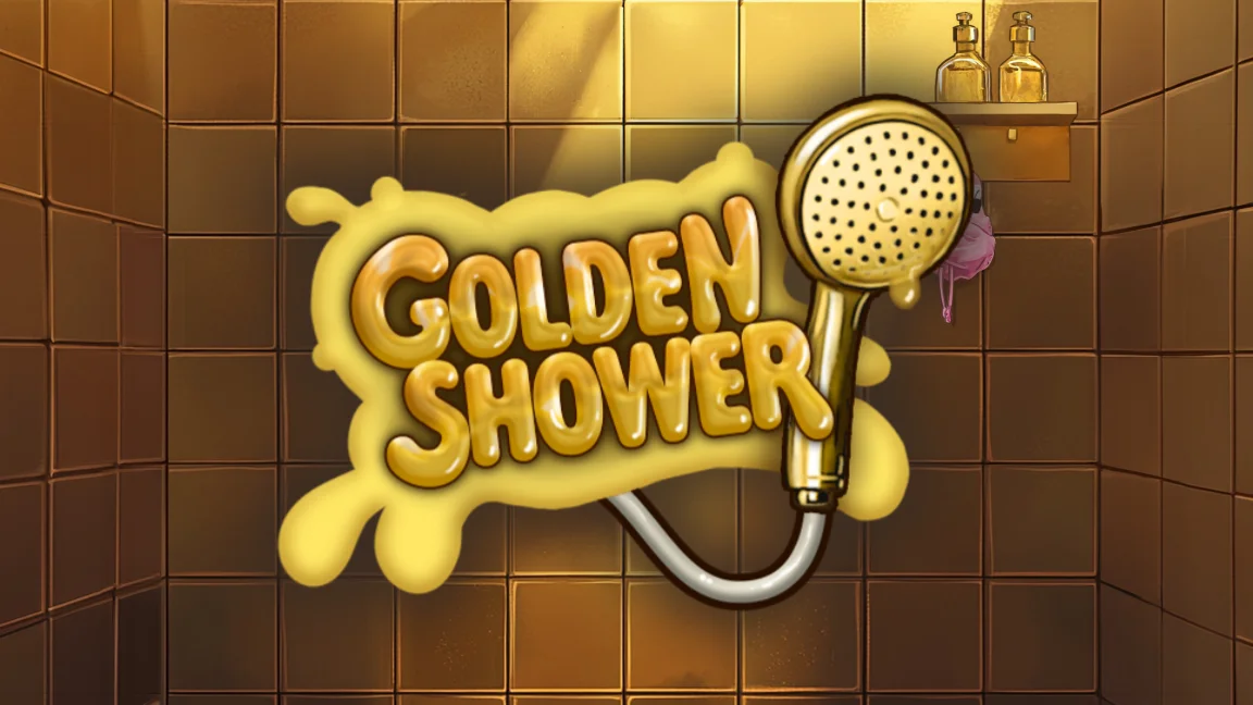 The promotional header for Golden Shower, an online slot game on Betty.ca.