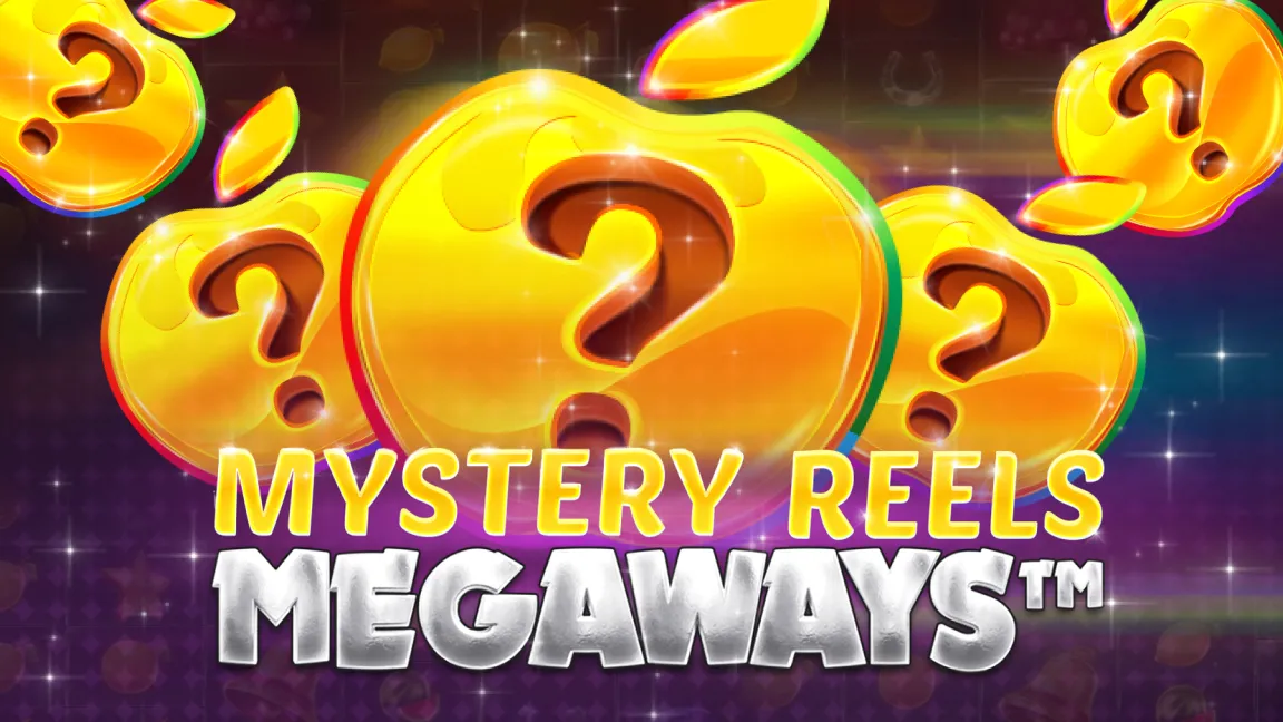 The promotional header for Mystery Reels Megaways, an online slot game on Betty.ca.