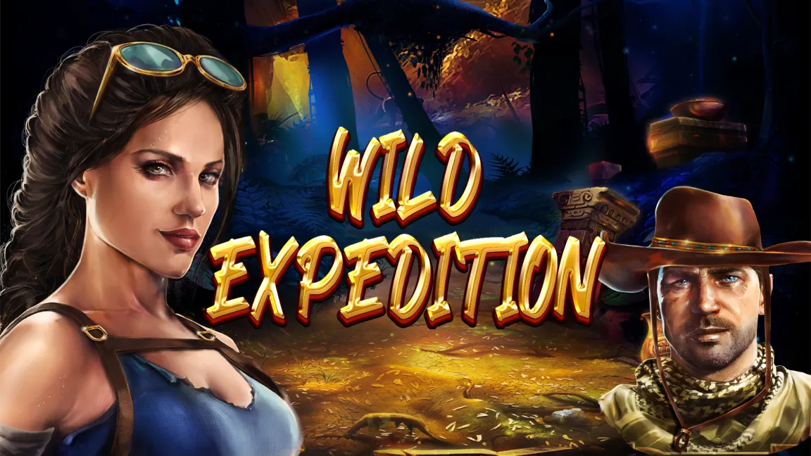 The promotional header for Wild Expedition, an online slot game on Betty.ca.