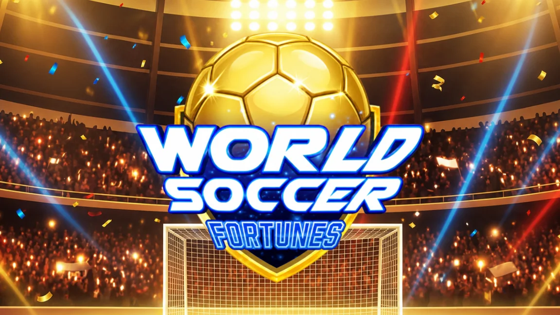 The promotional header for World Soccer Fortunes, an online slot game on Betty.ca.
