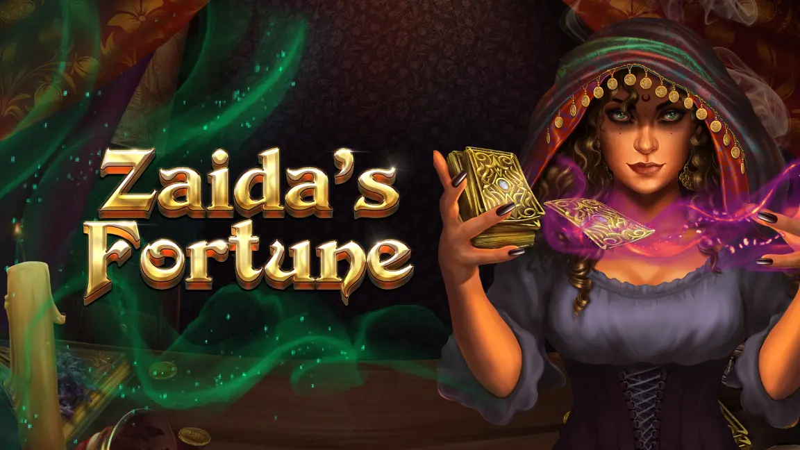 The promotional header for Zaida's Fortune, an online slot game on Betty.ca.
