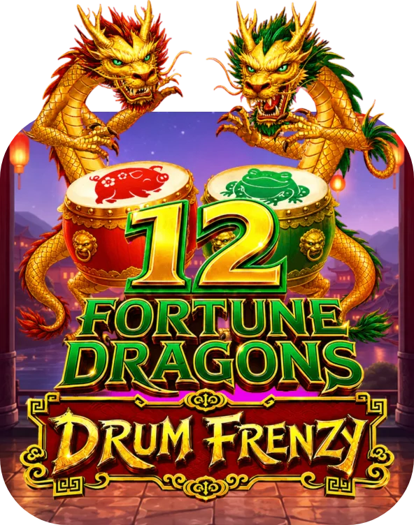 12 Fortune Dragons Drum Frenzy™