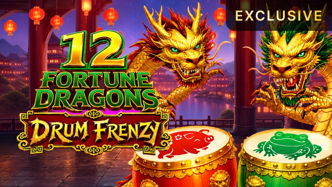 12 Fortune Dragons Drum Frenzy™