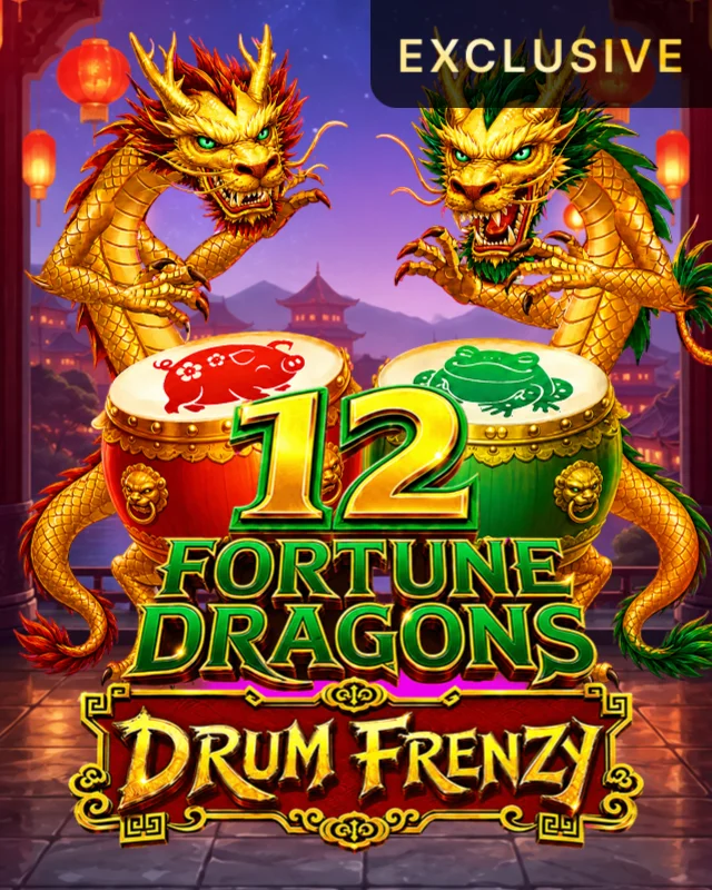 12 Fortune Dragons Drum Frenzy™