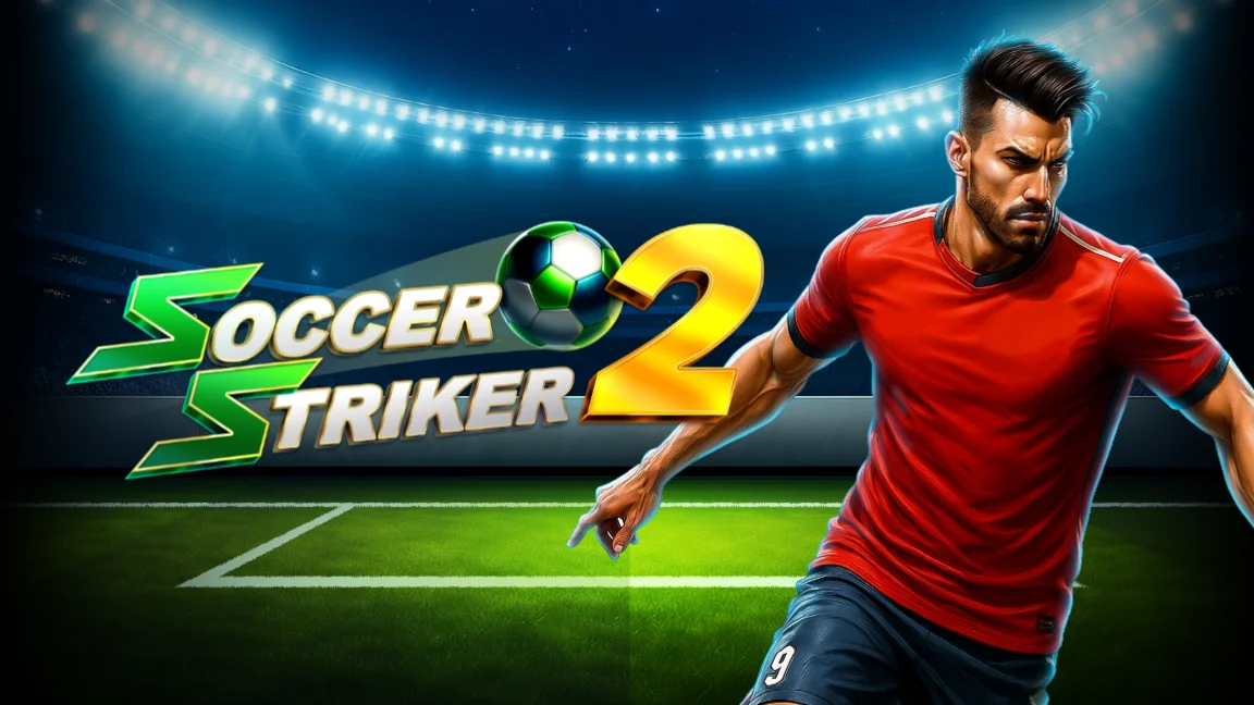 The promotional header for Soccer Striker 2, an online slot game on Betty.ca.