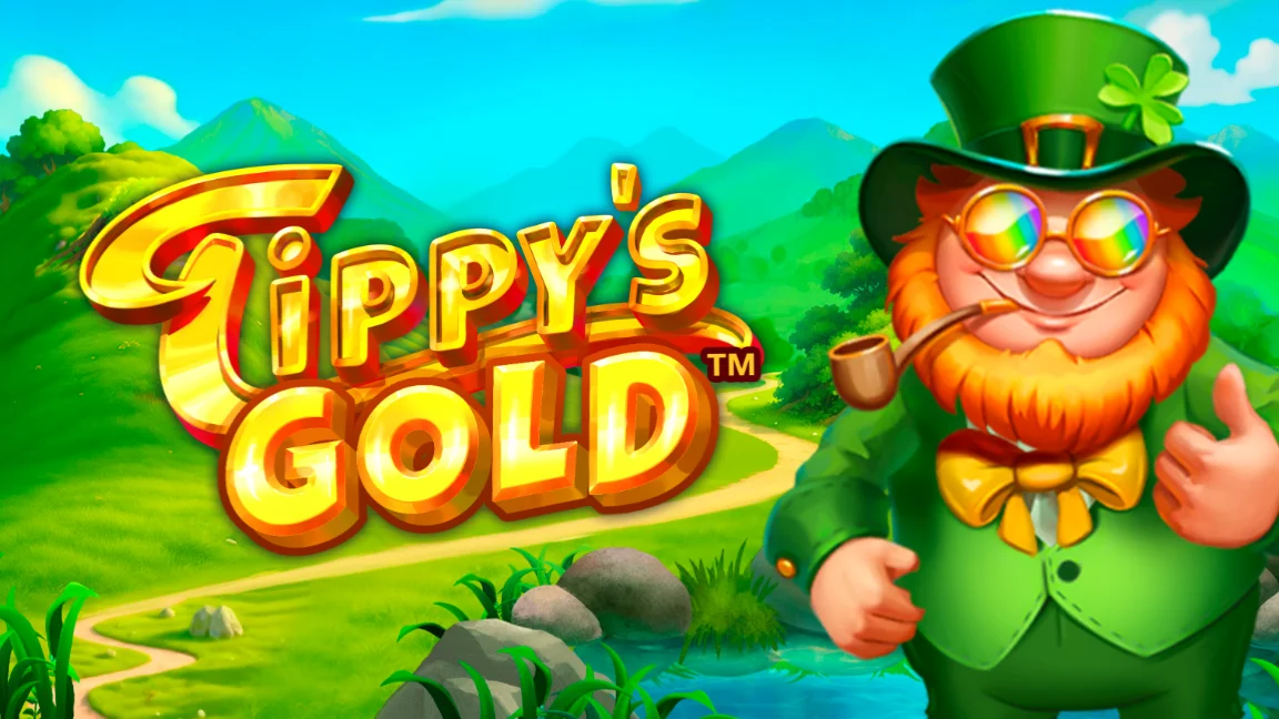 The promotional header for Tippy's Gold ™, an online slot game on Betty.ca.
