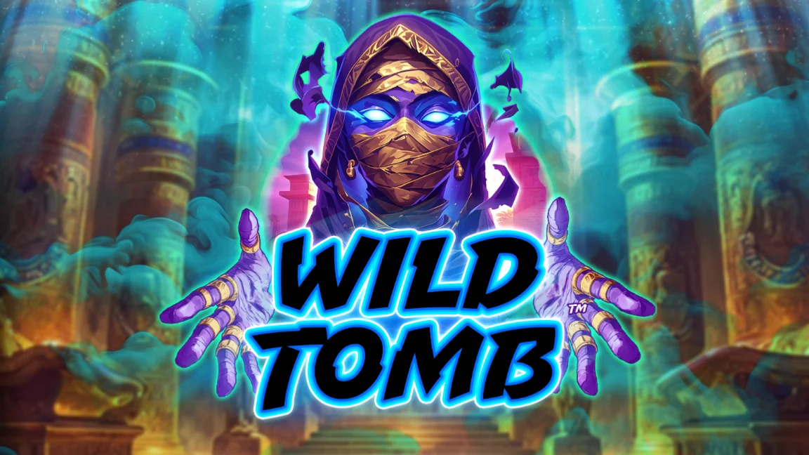 The promotional header for Wild Tomb™, an online slot game on Betty.ca.