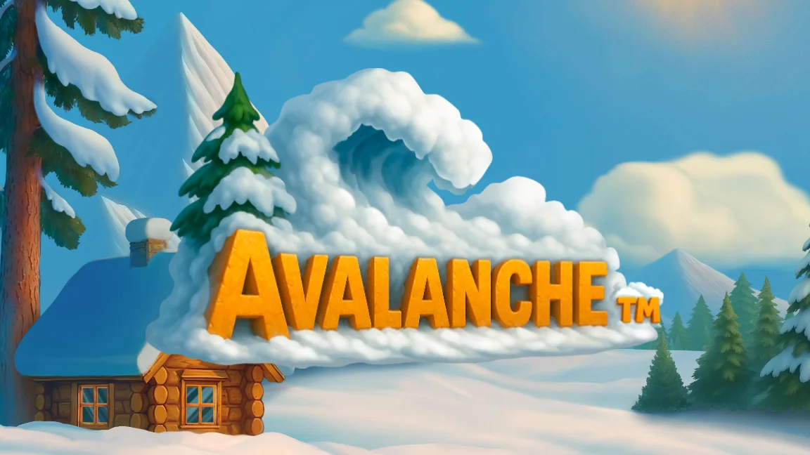 The promotional header for Avalanche, an online slot game on Betty.ca.