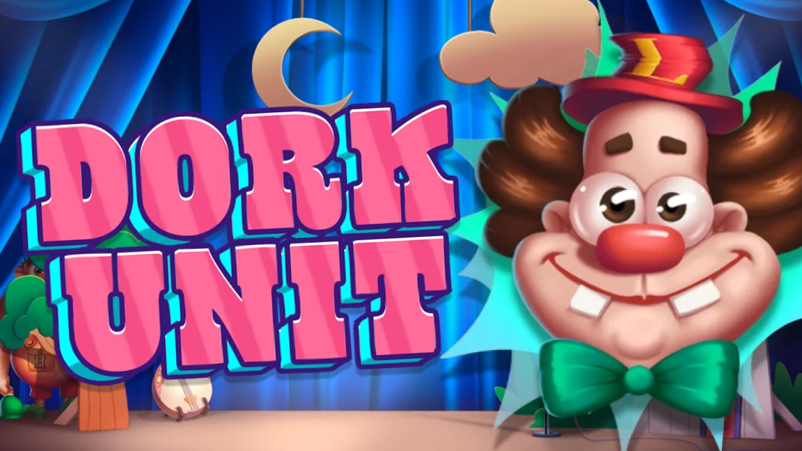 The promotional header for Dork Unit, an online slot game on Betty.ca.