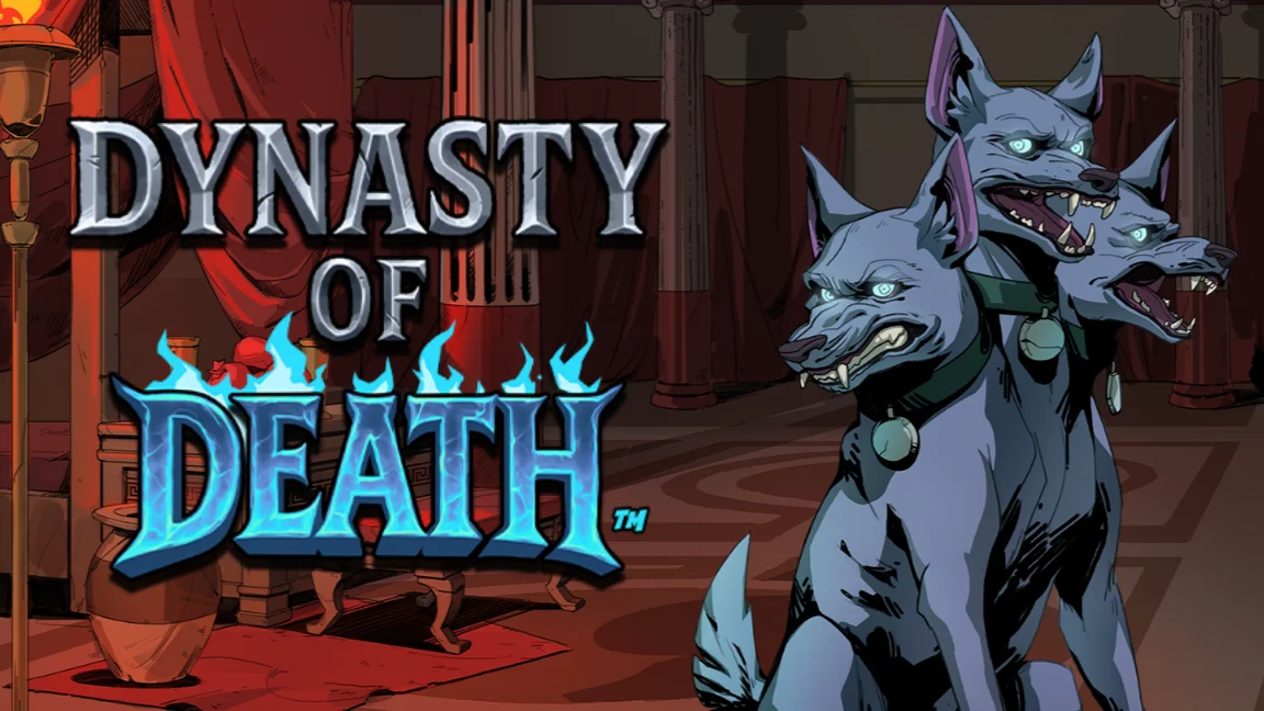 The promotional header for Dynasty of Death, an online slot game on Betty.ca.