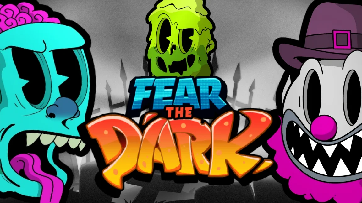 The promotional header for Fear the Dark, an online slot game on Betty.ca.