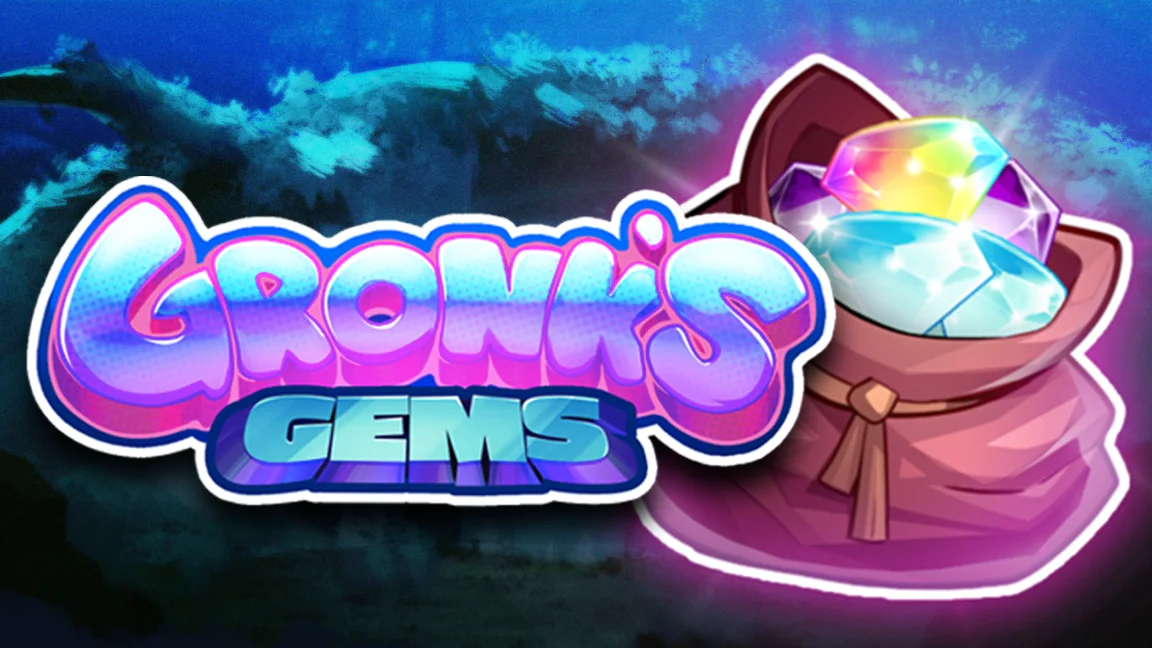 The promotional header for Gronk’s Gems, an online slot game on Betty.ca.
