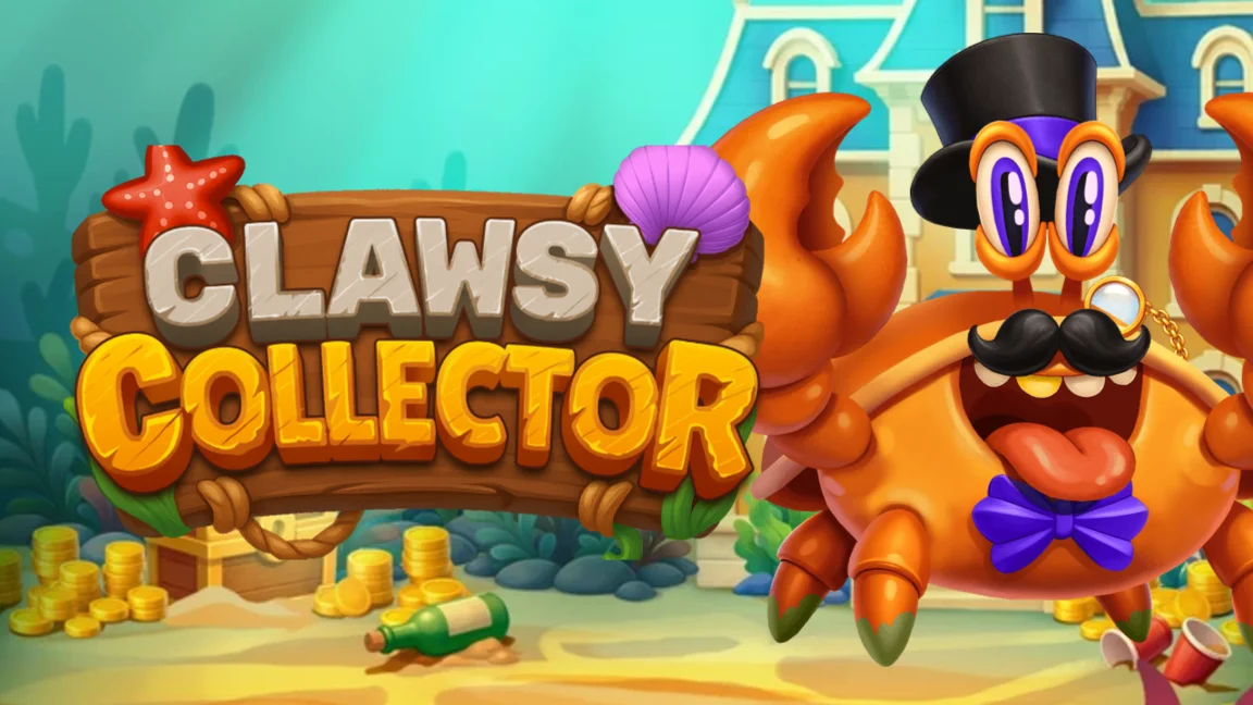 The promotional header for Clawsy Collector, an online slot game on Betty.ca.