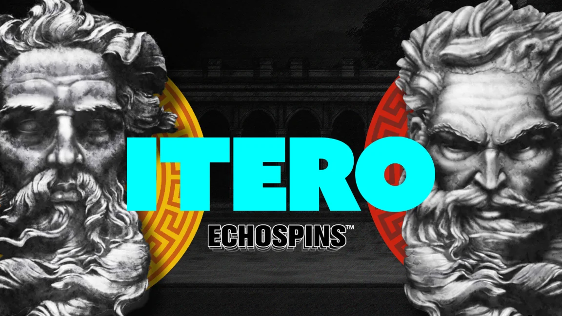 The promotional header for ITERO, an online slot game on Betty.ca.