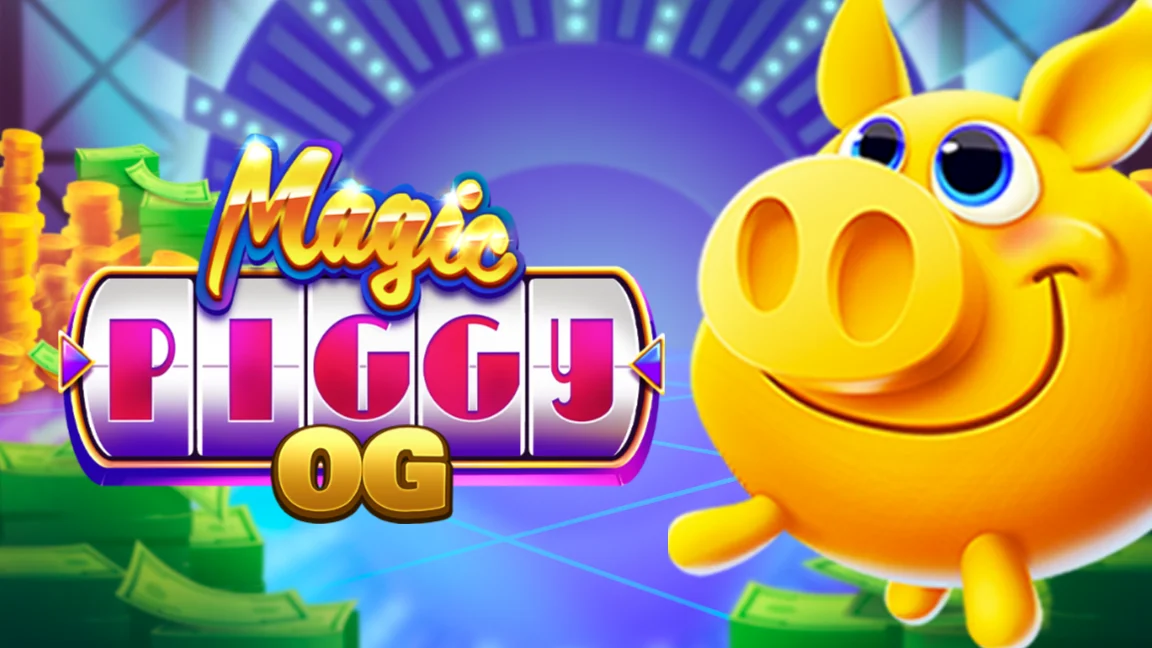 The promotional header for Magic Piggy OG, an online slot game on Betty.ca.