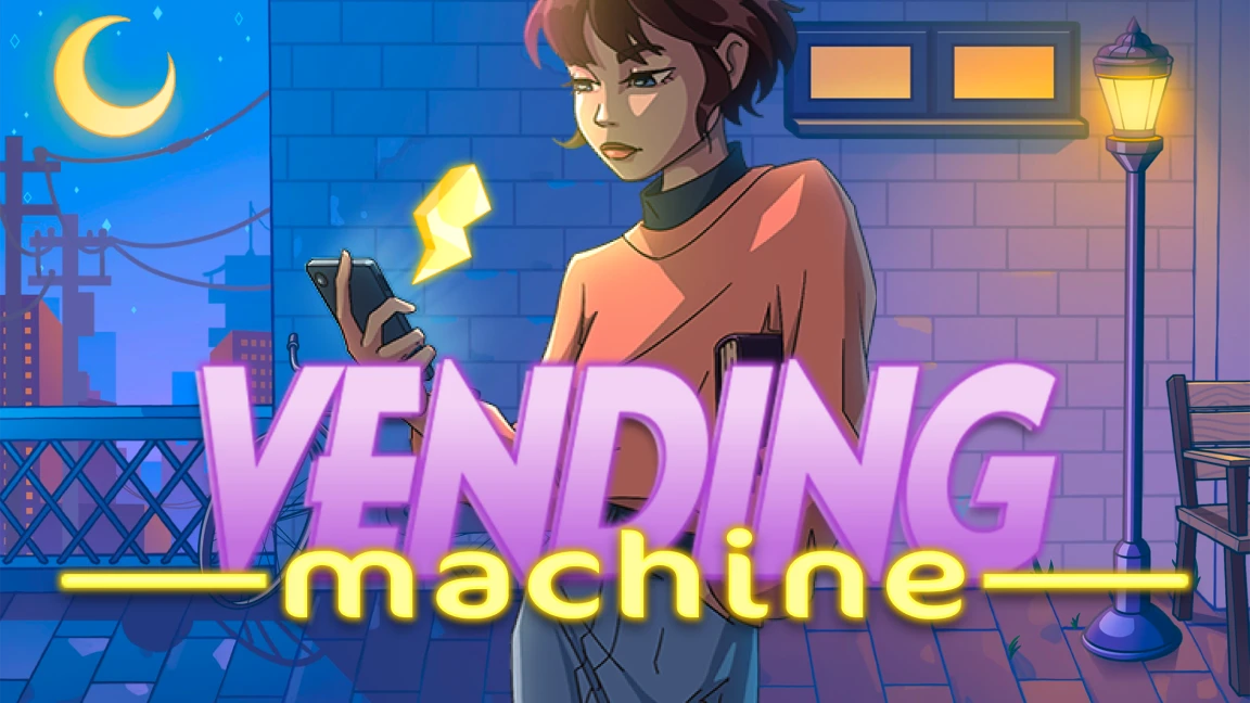 The promotional header for Vending Machine, an online slot game on Betty.ca.