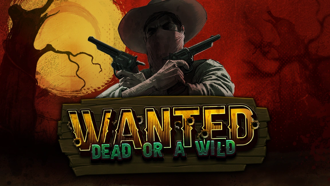 The promotional header for Wanted Dead or a Wild, an online slot game on Betty.ca.