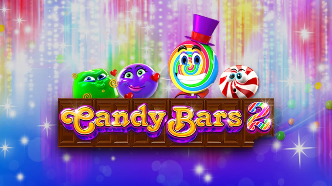 The promotional header for Candy Bars 2, an online slot game on Betty.ca.