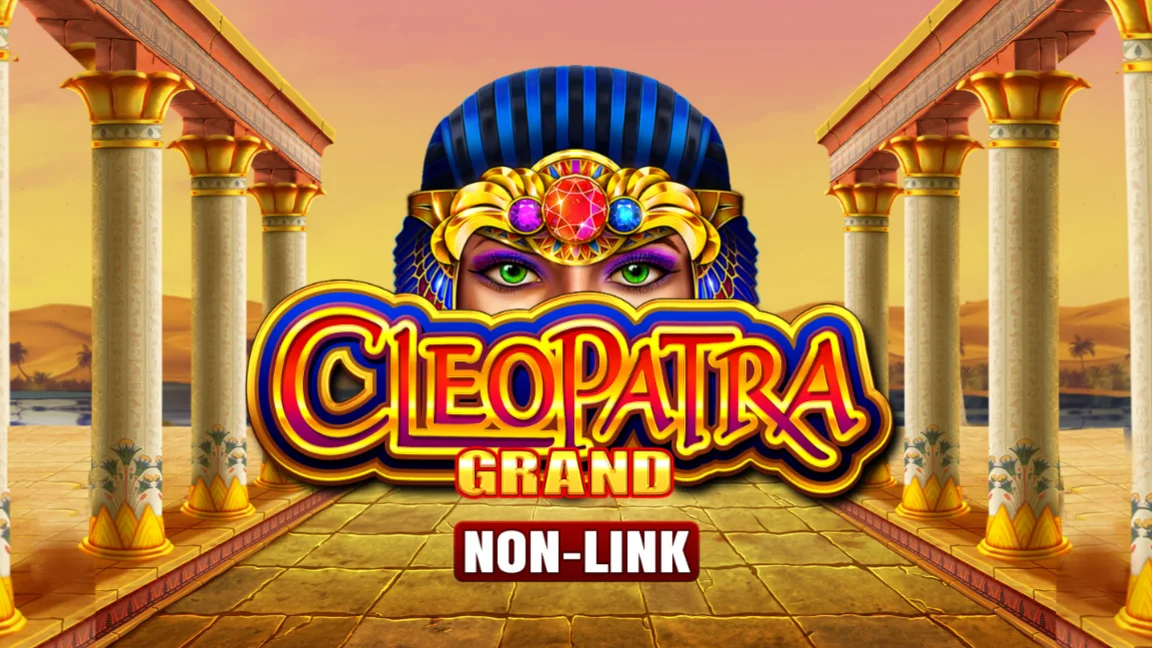 The promotional header for Cleopatra Grand (Non-Link), an online slot game on Betty.ca.