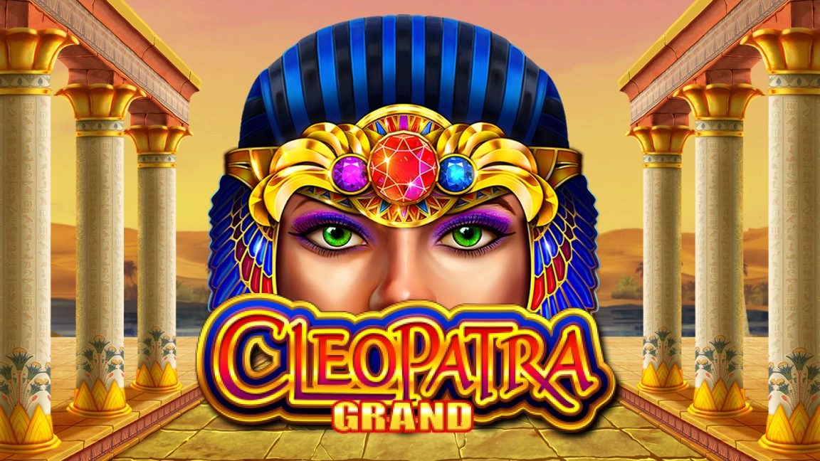 The promotional header for Cleopatra Grand, an online slot game on Betty.ca.