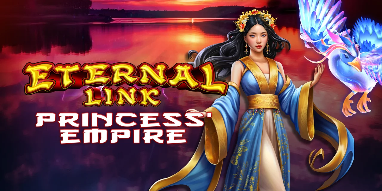 The promotional header for Eternal Link Princess' Empire, an online slot game on Betty.ca.