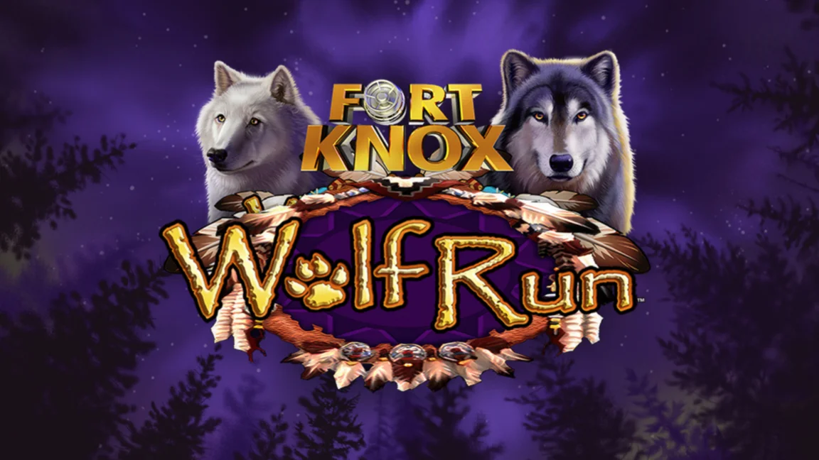 The promotional header for Fort Knox Wolf Run, an online slot game on Betty.ca.