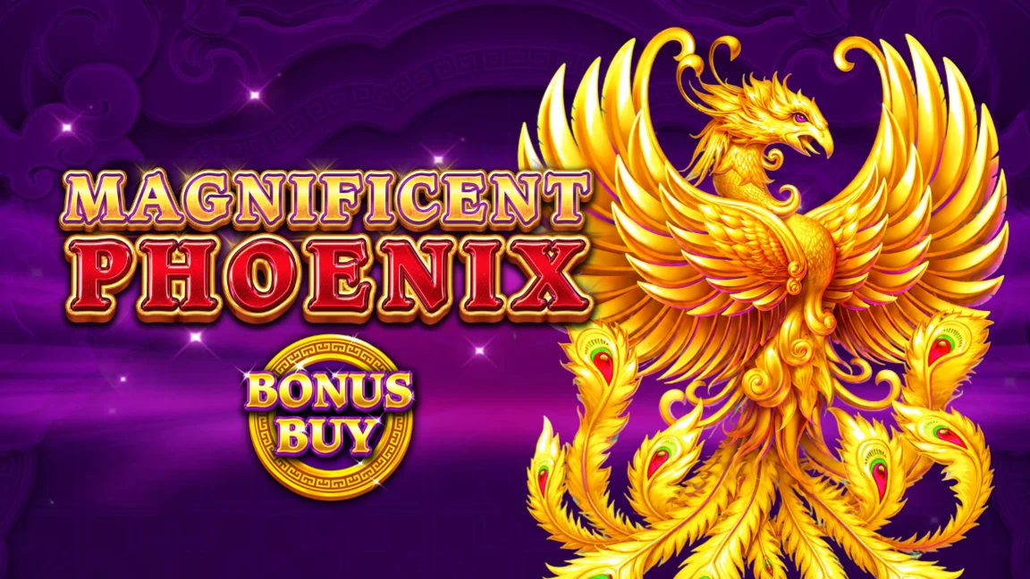 The promotional header for Magnificent Phoenix (Bonus Buy), an online slot game on Betty.ca.