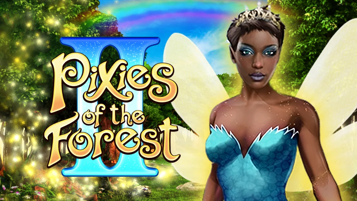 The promotional header for Pixies Of The Forest II, an online slot game on Betty.ca.
