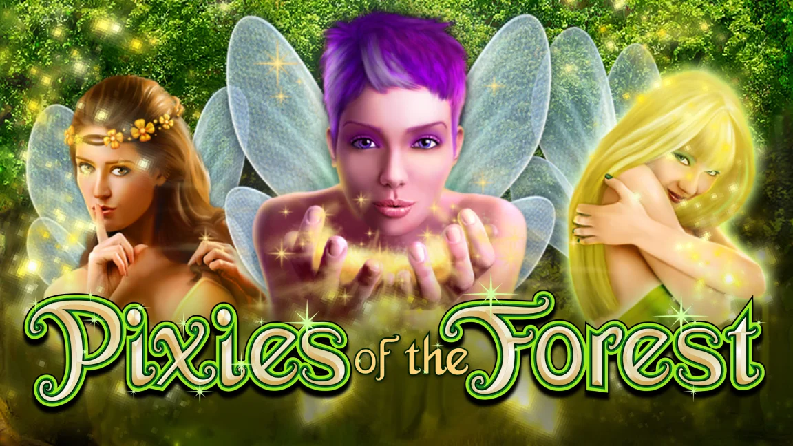 The promotional header for Pixies of the Forest, an online slot game on Betty.ca.