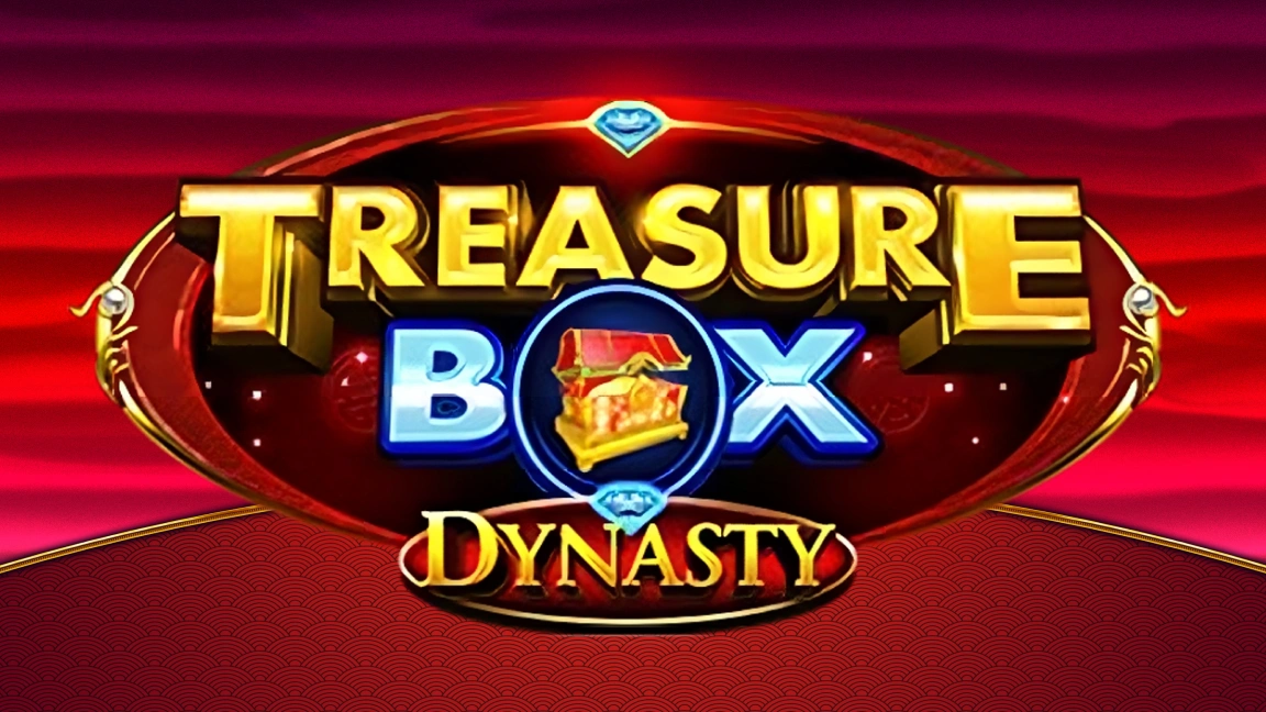 The promotional header for Treasure Box Dynasty, an online slot game on Betty.ca.