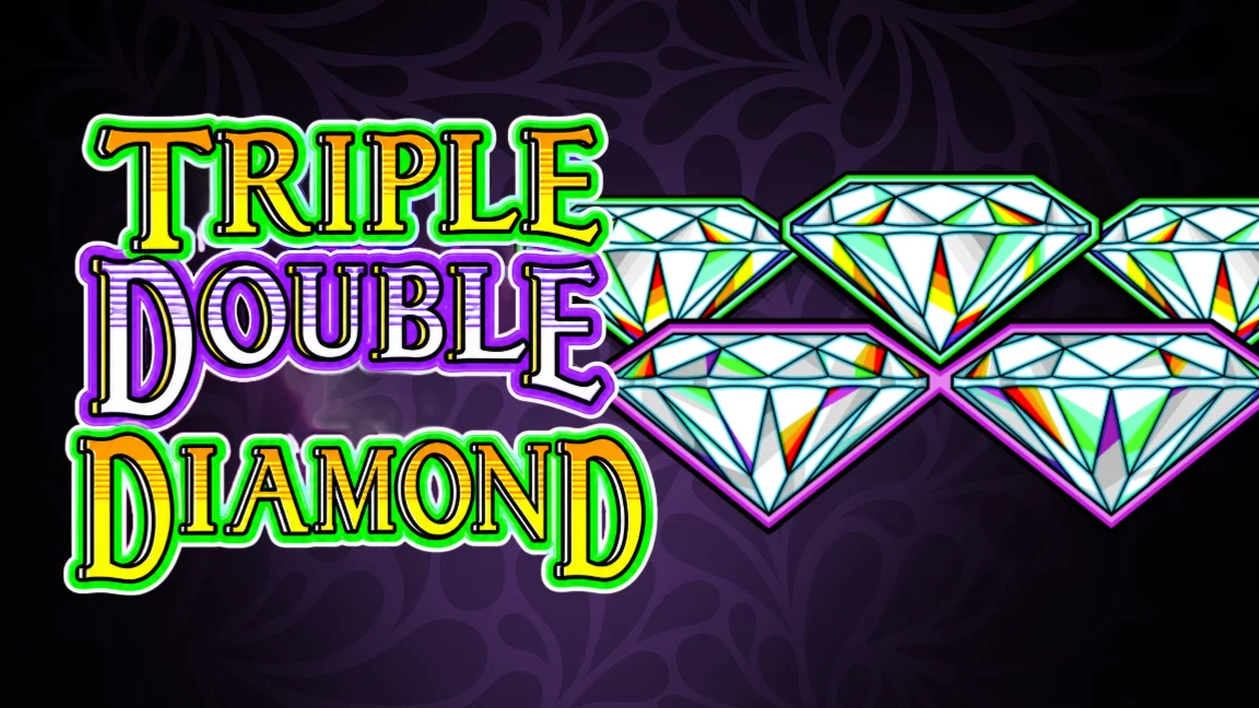 The promotional header for Triple Double Diamond, an online slot game on Betty.ca.