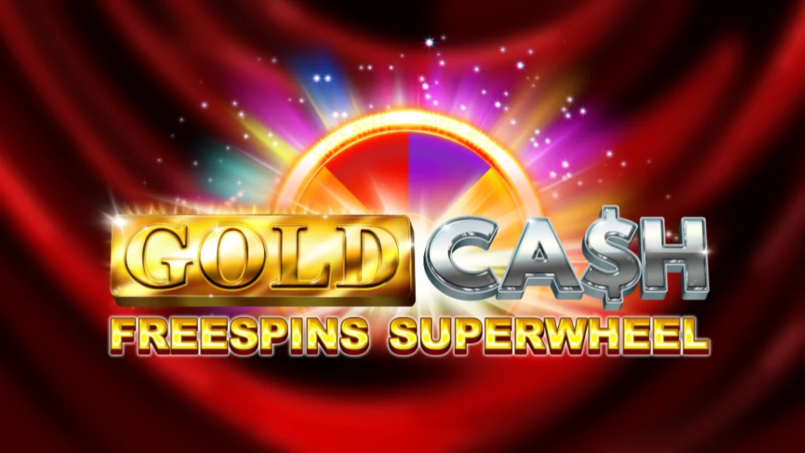 The promotional header for Gold Cash Free Spins Super Wheel, an online slot game on Betty.ca.