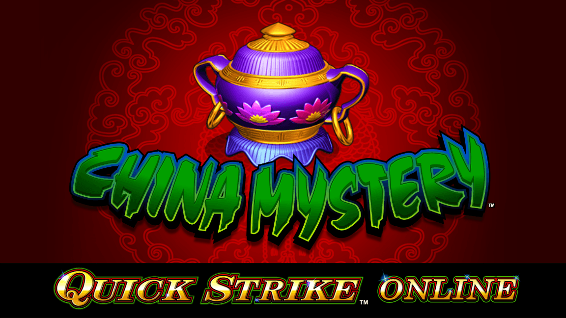 The promotional header for China Mystery with Quick Strike Online, an online slot game on Betty.ca.